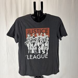 Justice League DC Comics Men's Grey T-Shirt Size M Old Navy
